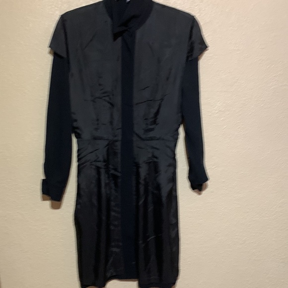 Collection Point of View Black Dress Long Sleeve Size 16 Fully Lined - Picture 16 of 16